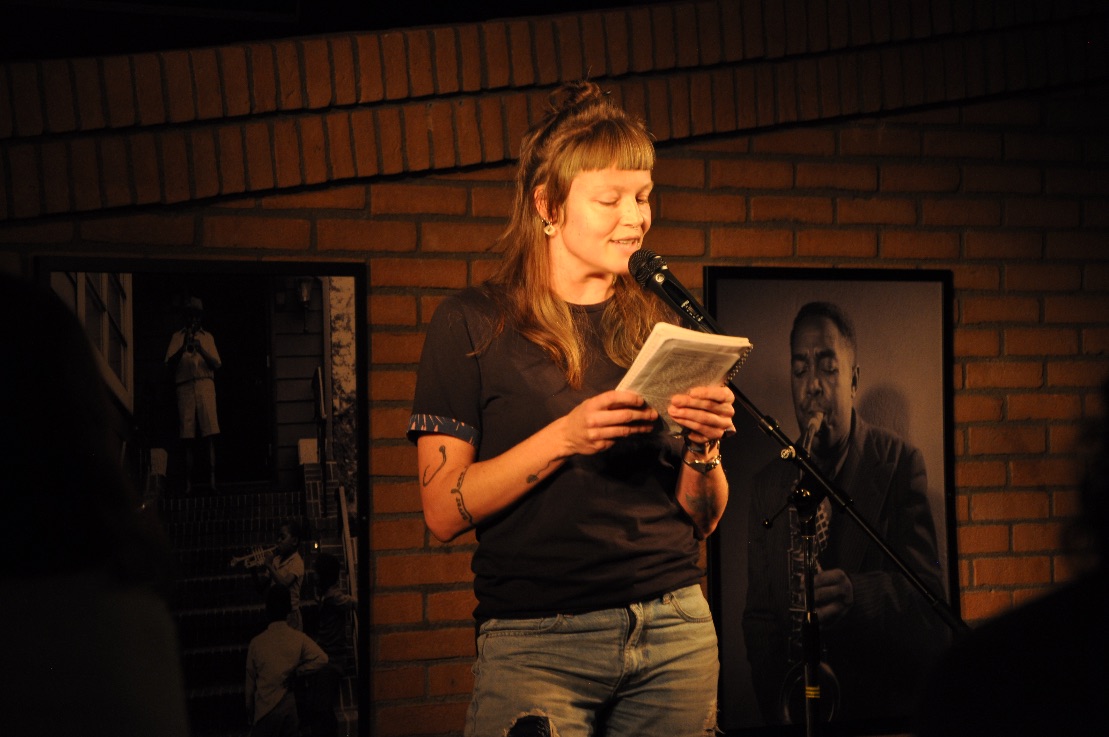 Karolin Stein am Poetry Slam